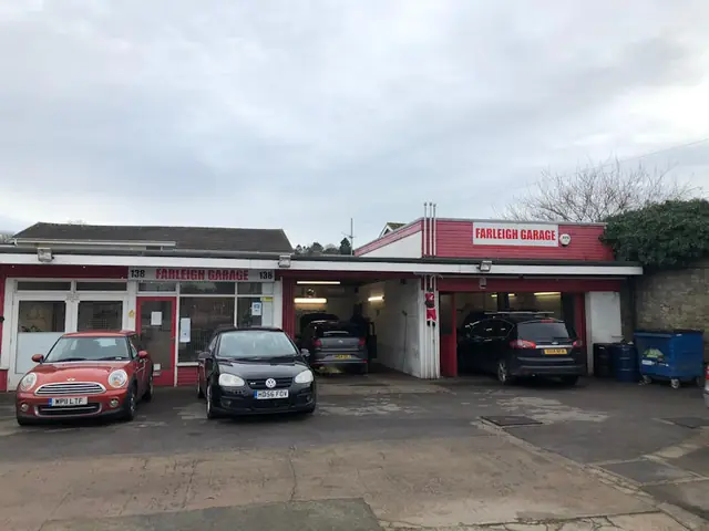 Farleigh Garage workshop on Farleigh Road