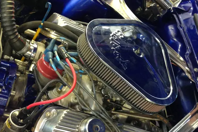 V8 engine work